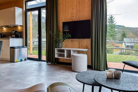 The Woonkamer of Type Huis A Luxe - nr. C02 in UplandParcs Sauerland