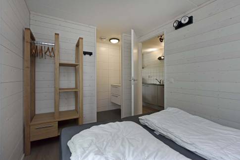 The Slaapkamer 1 of Type Forest Villa 6 - nr. 2 in Roompot Vakantiepark Schaijk