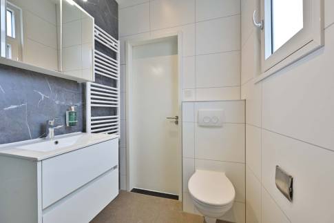 The Badkamer of Type Bos Lodge Silva Natuur - nr. 145 in Landgoed De Scheleberg