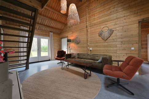 The Woonkamer of Type Bungalow 6P - nr. 17 in Residence Bosch-Rijck