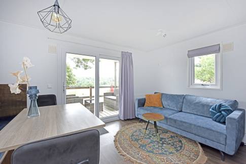 The Woonkamer of nr. 251 - type Panorama Chalet 5 in EuroParcs Gulperberg