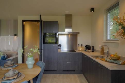 The Keuken of Type 2P Extra Luxe Wellness - 2ELW in Landal De Wielsche Dreef