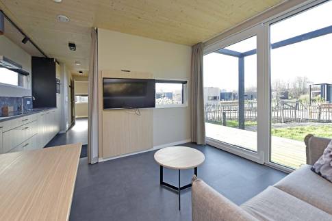 The Woonkamer of Type 2BE - Golfbreker nr. 17 in Landal Noordzee Résidence De Banjaard