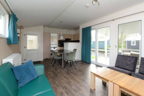 The Woonkamer of Type Fuut 4 - nr. 24 in Vakantiepark Giethoorn