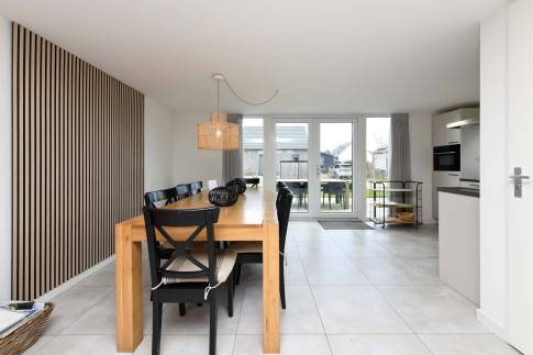 The Eetkamer of Type Bungalow - nr. 60 in Recreatiepark De Wielen