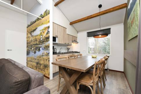 The Eetkamer of Type Sequoia 6P - nr. 37 in Vakantiepark Westerbergen