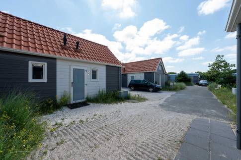 The Buiten of nr. 403 - type Waddenlodge 8 in Vakantiepark Boomhiemke