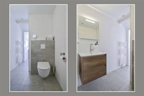 The Badkamer of nr. 065 - type Vennepluus in Vakantiepark Westerbergen