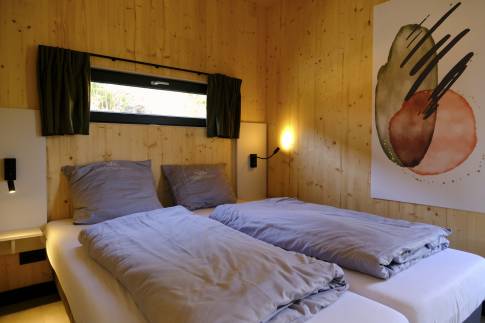 The Slaapkamer 1 of Type A Luxe - nr. F06 in UplandParcs Sauerland