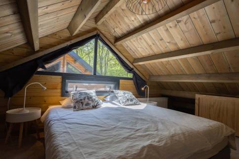 The Slaapkamer 3 of nr. 013 - type Bungalow 6P  in Residence Bosch-Rijck