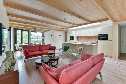 The Woonkamer of Type Circle Lodge 10 - nr. 49 in Roompot Gulpen