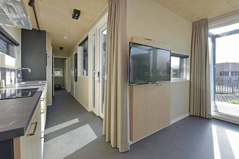 The Woonkamer of Type 2BE - Golfbreker nr. 16 in Landal Noordzee Résidence De Banjaard