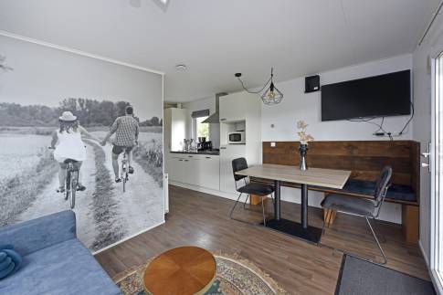 The Woonkamer of nr. 251 - type Panorama Chalet 5 in EuroParcs Gulperberg