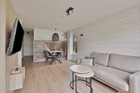 The Woonkamer of Type Forest Villa 4 - nr. 96 in Vakantiepark Schaijk