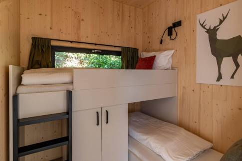 The Slaapkamer 2 of Type A Luxe - nr. C06 in UplandParcs Sauerland