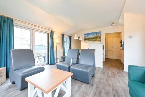 The Woonkamer of Type Stern - nr. 18 in Vakantiepark Giethoorn