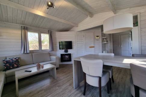 The Woonkamer of Type Buitenverblijf Wellness 4 - nr. 319 in Resort Arcen