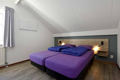 The Slaapkamer 2 of Type Luxe Villa 6B - nr. 203 in Resort Arcen