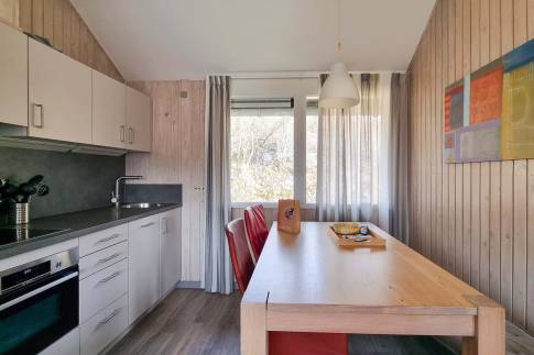 The Keuken of Type Kronenburg Comfort met Sauna 4 - nr. 57 in Eifelpark Kronenburger See