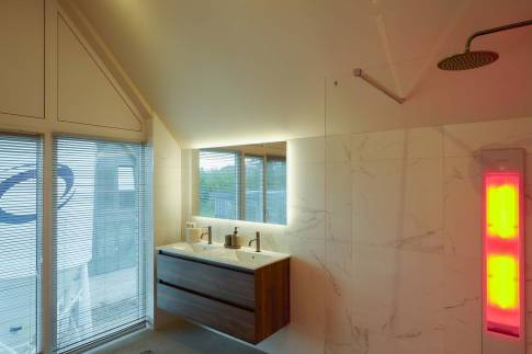 The Badkamer of Type 6P Comfort - 6C in Landal De Wielsche Dreef