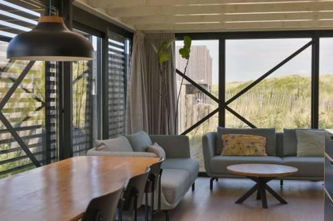 The Woonkamer of nr. 051 - type Kennemer Lodge 6 XL in Landal Zandvoort