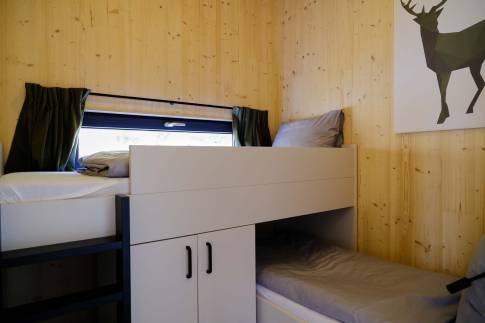 The Slaapkamer 2 of Type A Luxe - nr. D08 in UplandParcs Sauerland