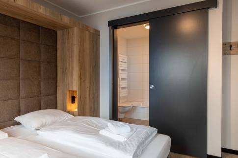 The Slaapkamer 1 of Type Appartement - nr. D1 in Astenblick Apartments