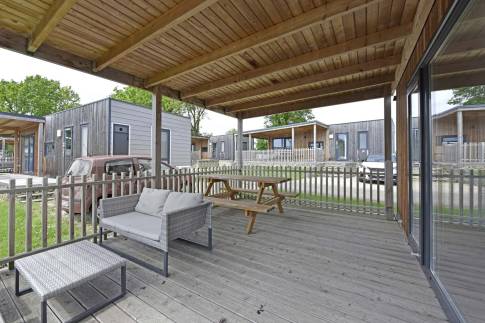 The Terras of Type Berghem Chalet - nr. 6 in EuroParcs Gulperberg