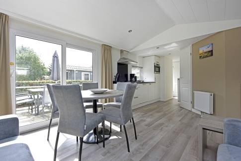 The Woonkamer of nr. 283 - type Buitenverblijf Comfort 5 in Resort Arcen