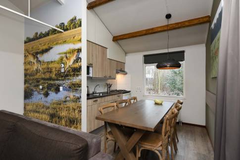 The Eetkamer of Type Sequoia 6P - nr. 37 in Vakantiepark Westerbergen