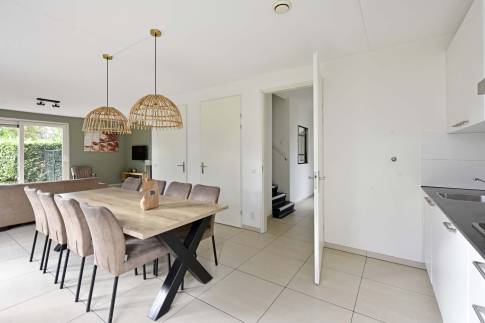 The Eetkamer of Type Wellness Zwembadvilla 8 - nr. 219 in Resort Arcen