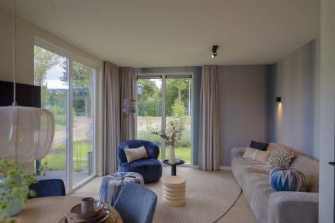 The Woonkamer of Type 2P Extra Luxe Wellness - 2ELW in Landal De Wielsche Dreef