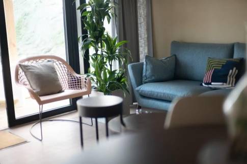 The Woonkamer of Type Hillside Royal 4 - nr. 181 in Landal Gulpen