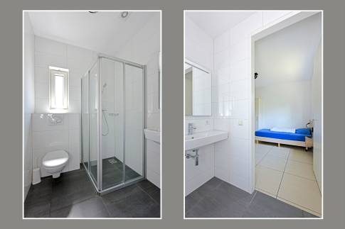 The Badkamer 2 of nr. 273 -  type Luxe Villa 4 in Resort Arcen