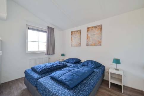 The Slaapkamer 1 of Type Schermer 6 - nr. 230 in Vakantiepark De Beemster