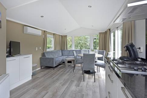 The Woonkamer of nr. 283 - type Buitenverblijf Comfort 5 in Resort Arcen