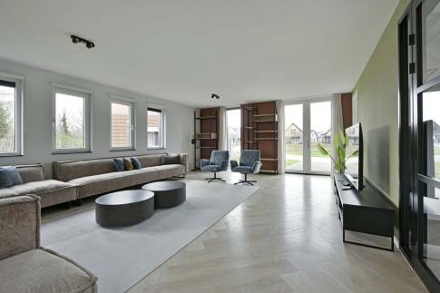 The Woonkamer of Type Vloedschuur - nr. 60 in Dormio Resort Nieuwvliet-Bad