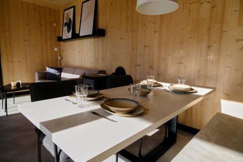 The Woonkamer of Type A Wellness - nr. H05 in UplandParcs Sauerland
