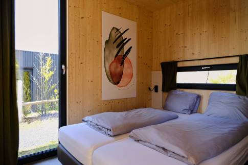 The Slaapkamer 1 of Type A Luxe - nr. E10 in UplandParcs Sauerland