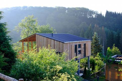 The Buiten of Type Boomwoning Luxe 4P - nr. I07 in UplandParcs Sauerland