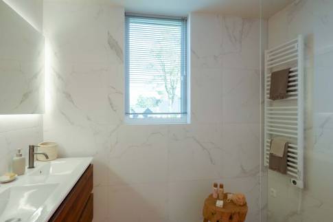 The Badkamer of Type 6P Luxe - 6L in Landal De Wielsche Dreef