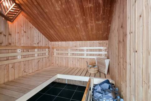 The Badkamer of Type Penthouse Staffelsee Extra Luxe - nr. 123 in Dormio Resort Eifeler Tor