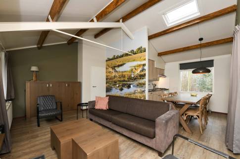 The Woonkamer of Type Sequoia 6P - nr. 37 in Vakantiepark Westerbergen