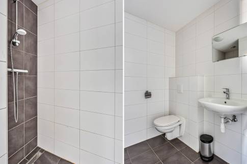 The Badkamer of Type Waterland - nr. 405 in Vakantiepark De Beemster