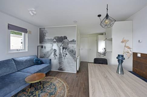 The Woonkamer of nr. 251 - type Panorama Chalet 5 in EuroParcs Gulperberg