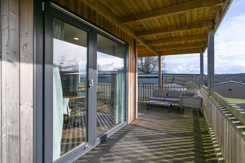 The Terras of Type Berghem Chalet - nr. 17 in EuroParcs Gulperberg
