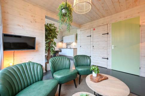 The Woonkamer of Type Lodge 6 - nr. 22 in Roompot Vakantiepark Schaijk