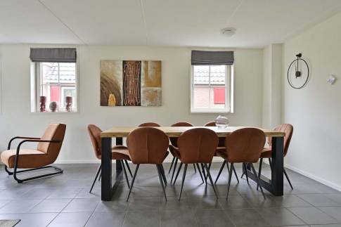 The Eetkamer of Type Waterland 8 - nr. 119 in Vakantiepark De Beemster