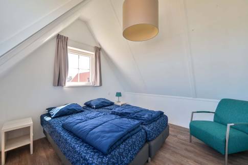 The Slaapkamer 2 of Type Schermer 6 - nr. 230 in Vakantiepark De Beemster