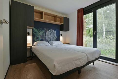 The Slaapkamer 1 of Type Green Valley 6 - nr. 52 in Roompot Gulpen